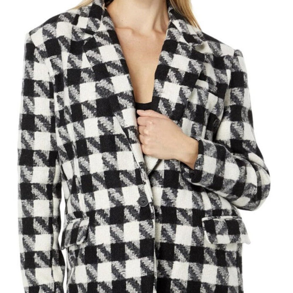 BLANK NYC Women’s Luxury Lined Blazer Pockets Chic Stylish Vintage Look, NWT XS